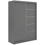 Szafa przesuwna MACEDONIA 150 cm - szary