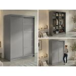 Szafa przesuwna MACEDONIA 150 cm - szary