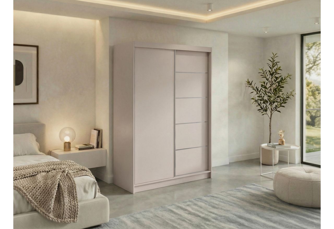 Szafa przesuwna MACEDONIA 150 cm - kaszmir