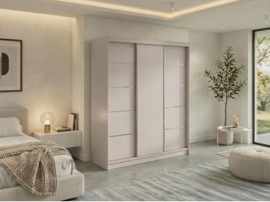 Szafa przesuwna MACEDONIA 180 - kaszmir + 2 szuflady