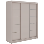 Szafa przesuwna MACEDONIA 180 cm - kaszmir + 2 szuflady