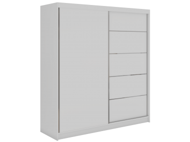 Szafa przesuwna MACEDONIA 200 - biały
