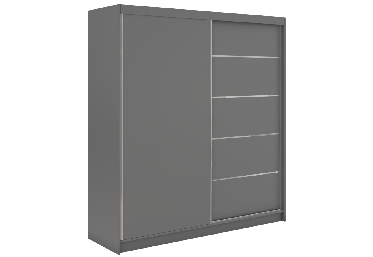 Szafa przesuwna MACEDONIA 200 - szary