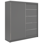 Szafa przesuwna MACEDONIA 200 - szary