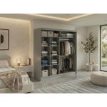 Szafa przesuwna MACEDONIA 200 - szary