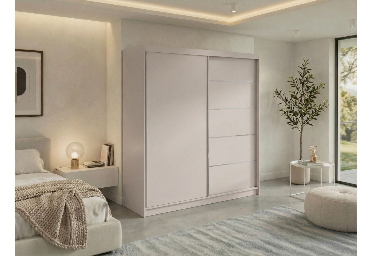 Szafa przesuwna MACEDONIA 200 - kaszmir