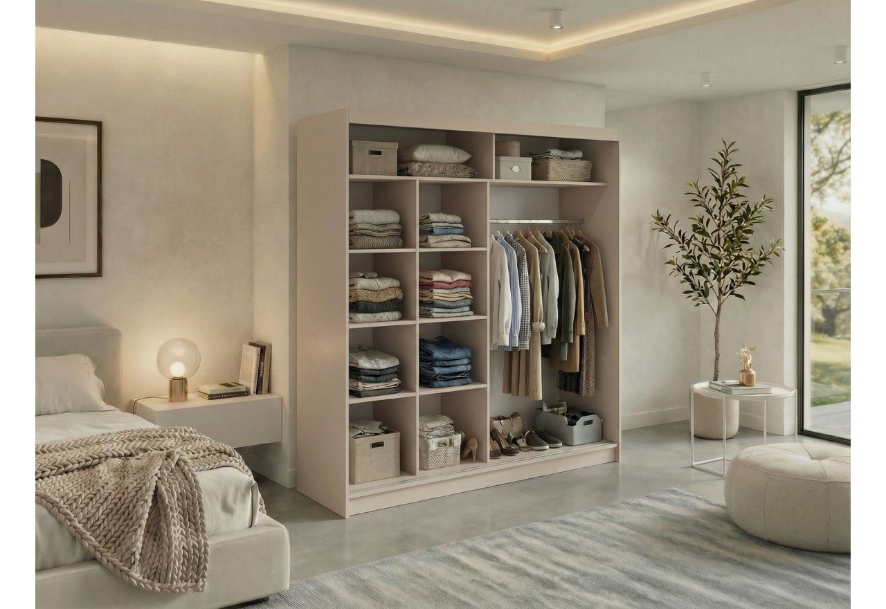 Szafa przesuwna MACEDONIA 200 - kaszmir