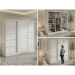 Szafa przesuwna MACEDONIA 240 cm - biały