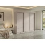 Szafa przesuwna MACEDONIA 240 cm - kaszmir + 4 szuflady