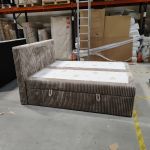 Łóżko kontynentalne TILIANO 160x200 - Tilia 11 - jasny brązowy - OUTLETU