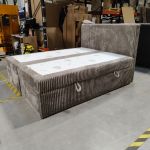 Łóżko kontynentalne TILIANO 160x200 - Tilia 11 - jasny brązowy - OUTLETU