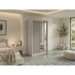 Szafa przesuwna LAOS 120 cm - kaszmir, lamele czarne, lustro + 2 szuflady