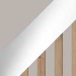 Szafa przesuwna LAOS 120 cm - kaszmir, lamele dąb aristan, lustro + 2 szuflady