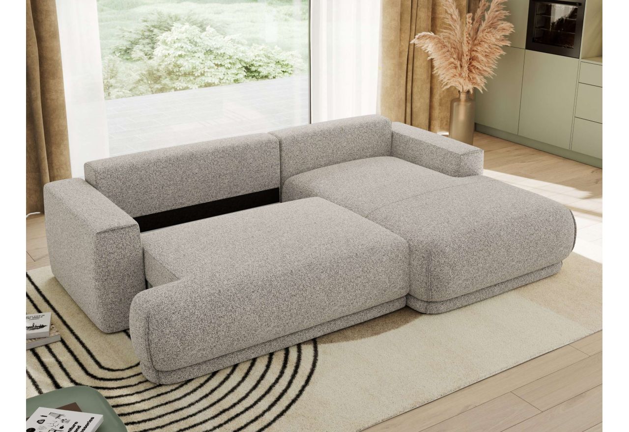 Narożnik RINA L - Puente 80 - szary - OUTLET