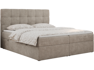 Łóżko kontynentalne ERNI 180x200 - Matana 17 - beżowy - OUTLET