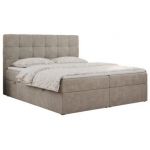 Łóżko kontynentalne ERNI 180x200 - Matana 17 - beżowy - OUTLET