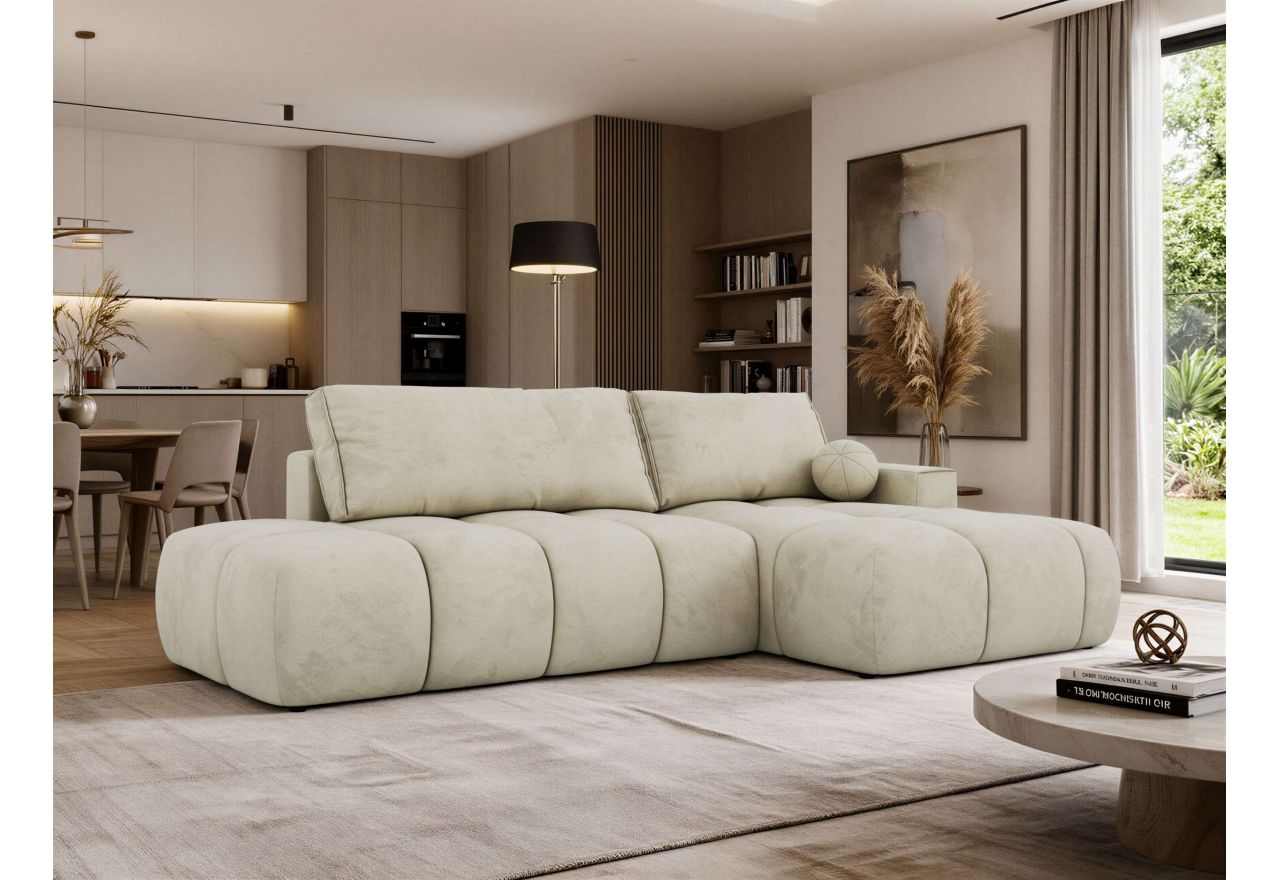 Narożnik LORAN L - Monolith 02 - beżowy - OUTLET