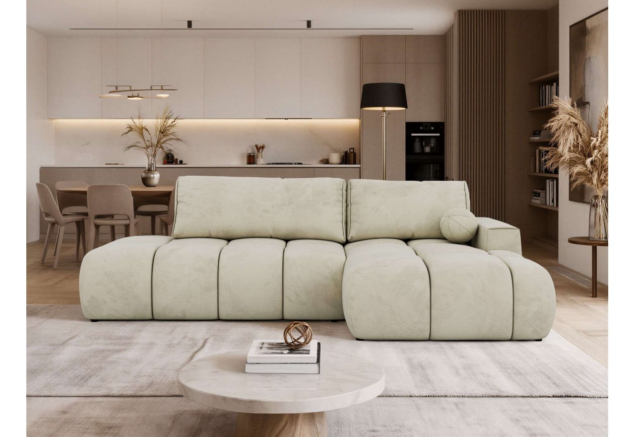 Narożnik LORAN L - Monolith 02 - beżowy - OUTLET