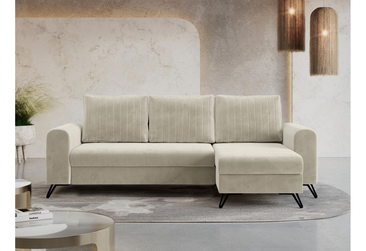 Narożnik AXEL L - Monolith 02 - beżowy - OUTLET