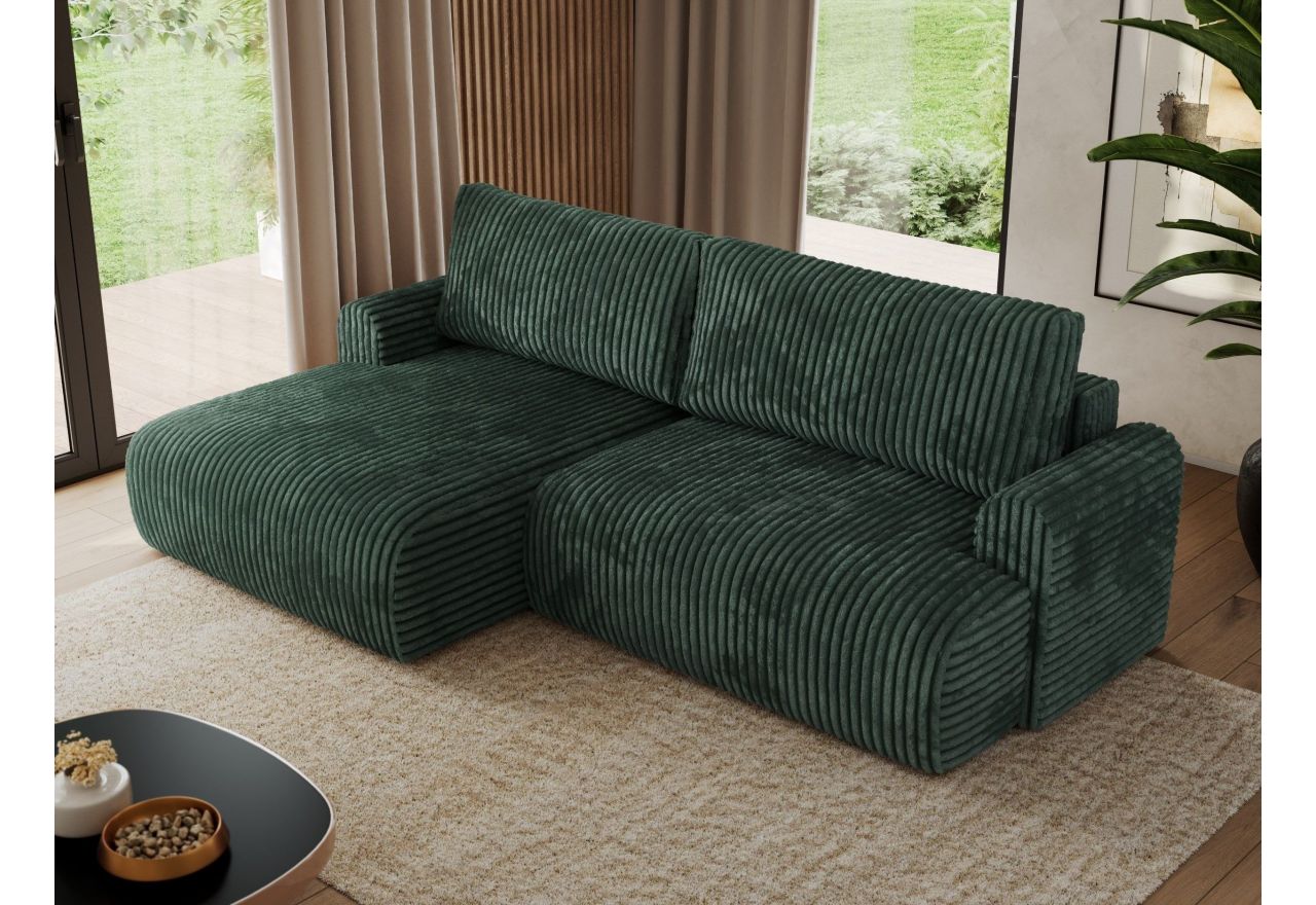 Narożnik TONO L - Tilia 39 - zielony - OUTLET