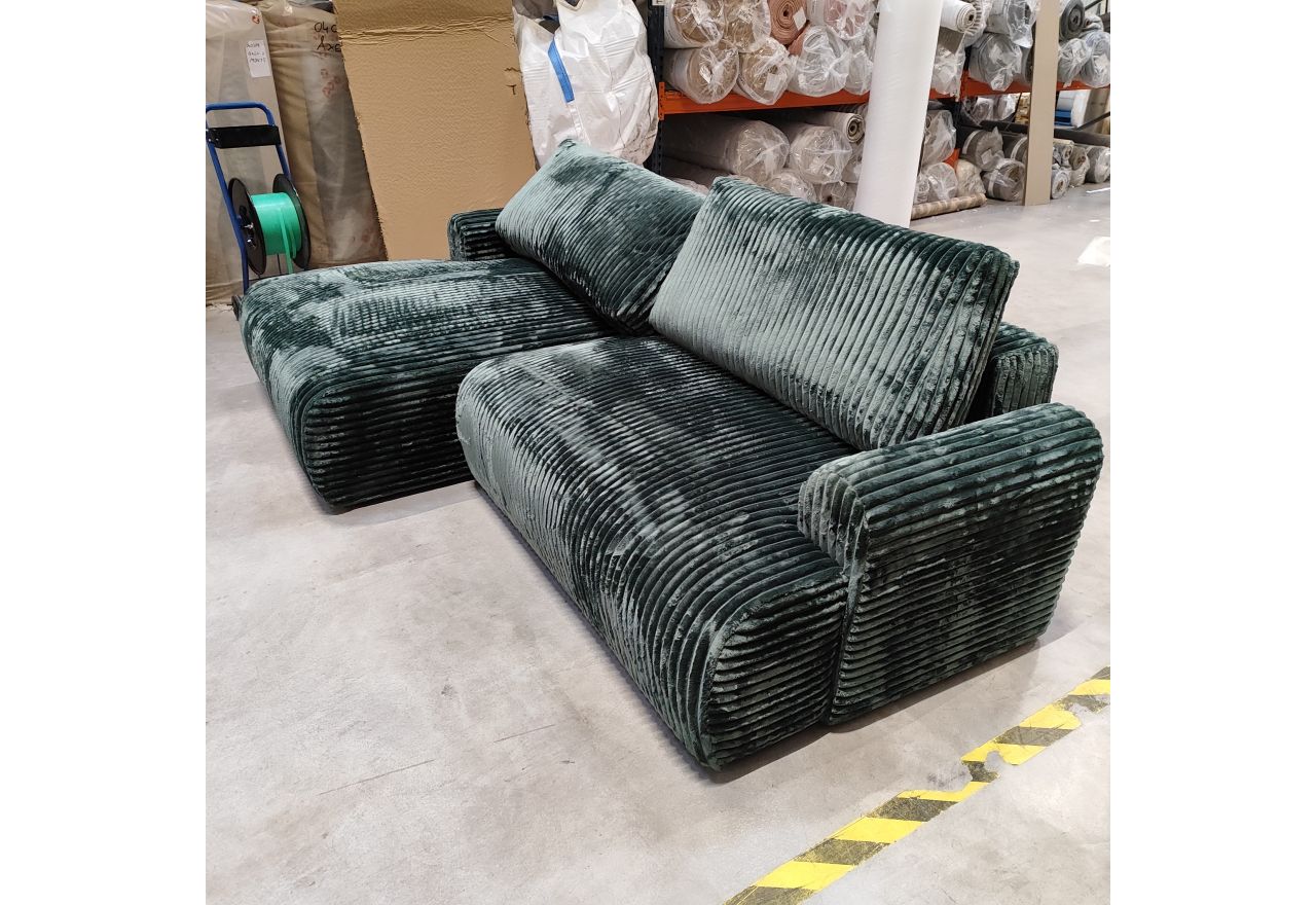 Narożnik TONO L - Tilia 39 - zielony - OUTLET