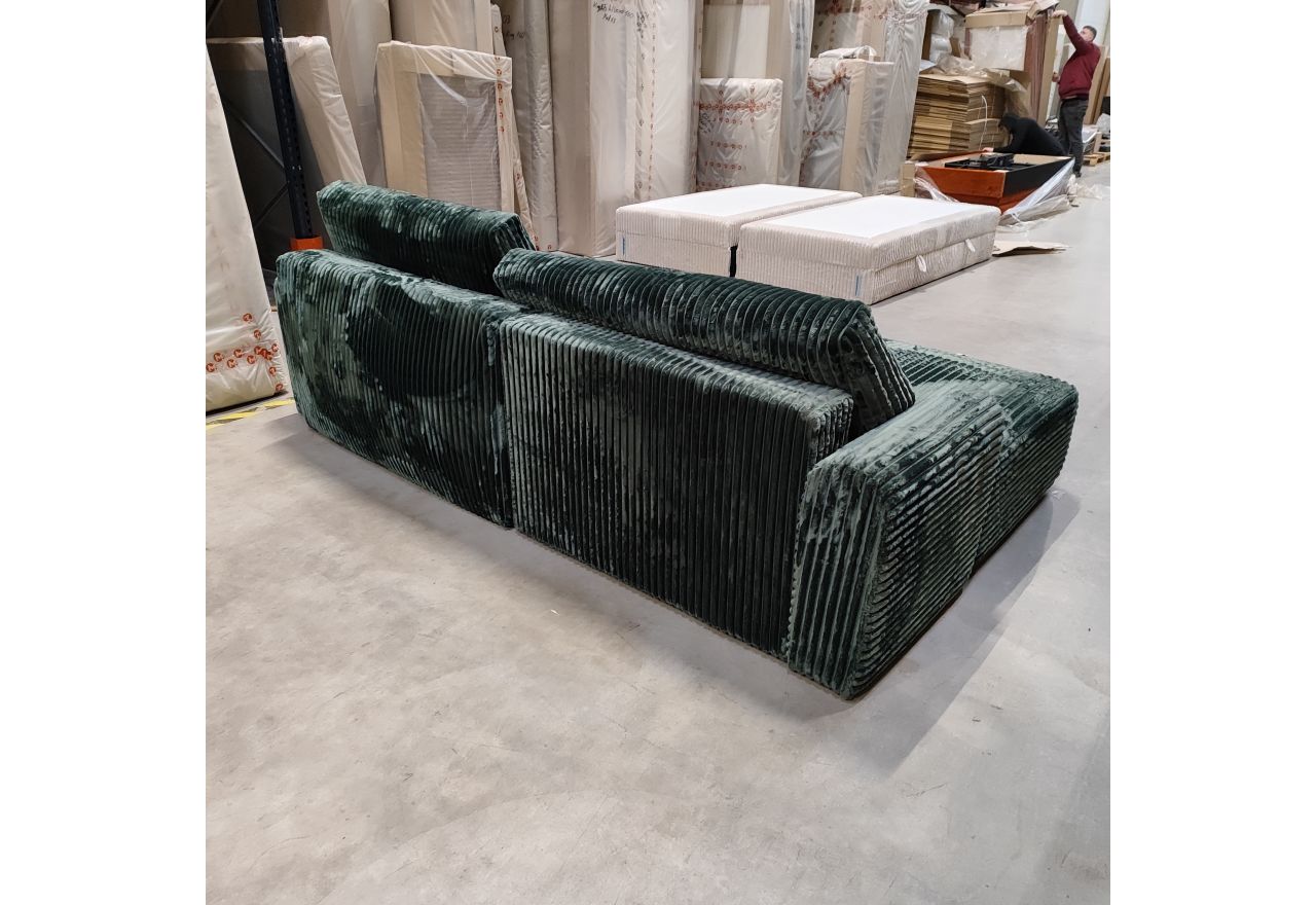 Narożnik TONO L - Tilia 39 - zielony - OUTLET