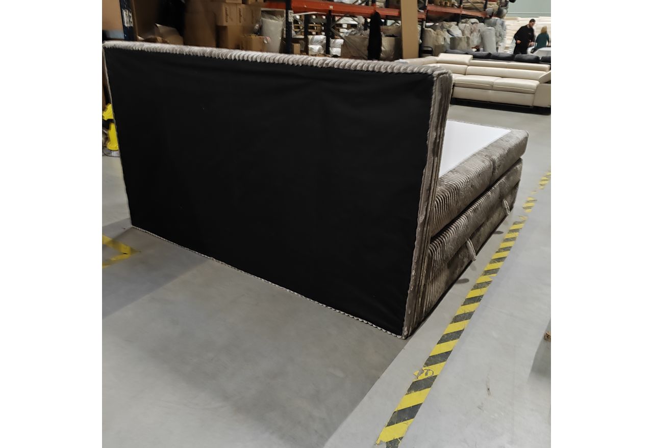 Łóżko kontynentalne TILIANO KING 200x200 - Tilia 11 - jasny brązowy - OUTLET