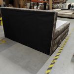 Łóżko kontynentalne TILIANO KING 200x200 - Tilia 11 - jasny brązowy - OUTLET