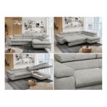 Narożnik PETER L - Matana 01 - jasny szary - OUTLET