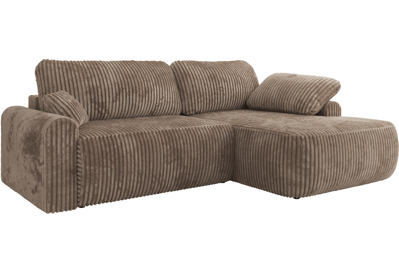 Narożnik CUBO L - Tilia 17 - brązowy - OUTLET