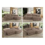 Narożnik CUBO L - Tilia 17 - brązowy - OUTLET