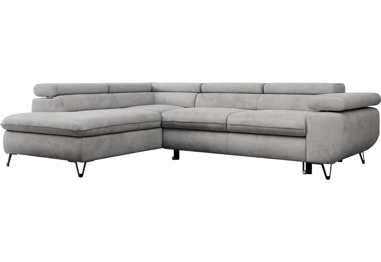 Narożnik PETER L - Monolith 84 - jasny szary - OUTLETU