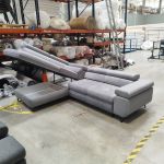 Narożnik PETER L - Monolith 84 - jasny szary - OUTLETU