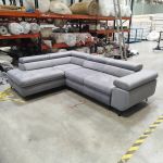 Narożnik PETER L - Monolith 84 - jasny szary - OUTLETU