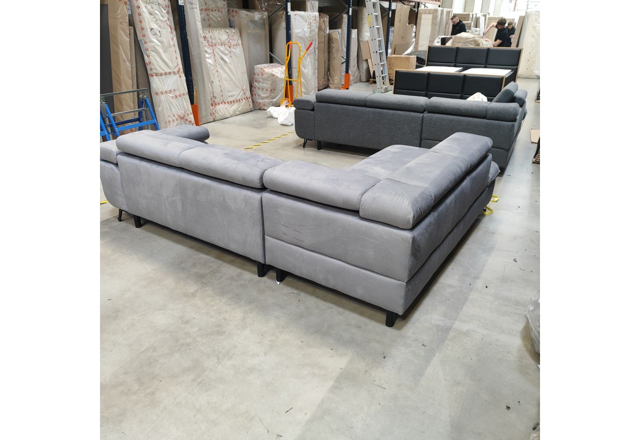 Narożnik PETER L - Monolith 84 - jasny szary - OUTLETU