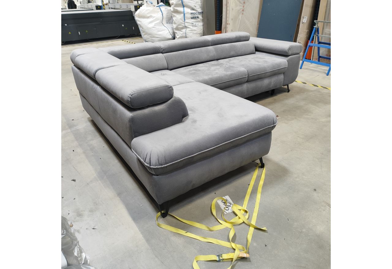 Narożnik PETER L - Monolith 84 - jasny szary - OUTLETU