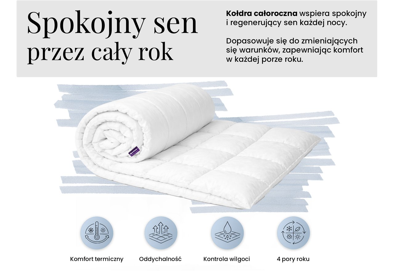 Zestaw Calima - kołdra antystresowa 160x200 + 2 poduszki 80x80