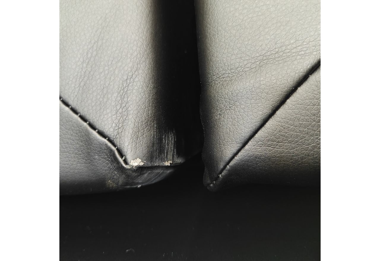 Łóżko kontynentalne ALBERO 2 KING DUO 200x200 - Soft 11 - czarna ekoskóra - OUTLETU