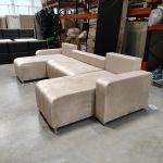 Narożnik KIRASSO U - Monolith 02 - beżowy - OUTLETU