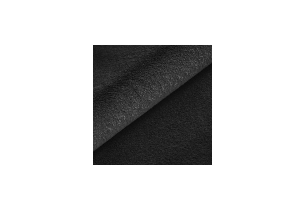 Łóżko tapicerowane NIRA CLASSIC 200x200 - materac pocket - ciemnoszary, plusz