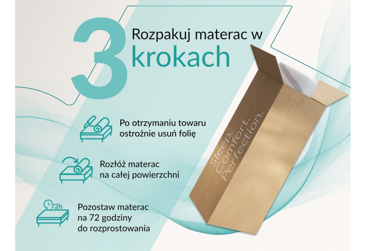 Łóżko tapicerowane NIRA CLASSIC 180x200 - materac pocket - pomarańczowy, plusz