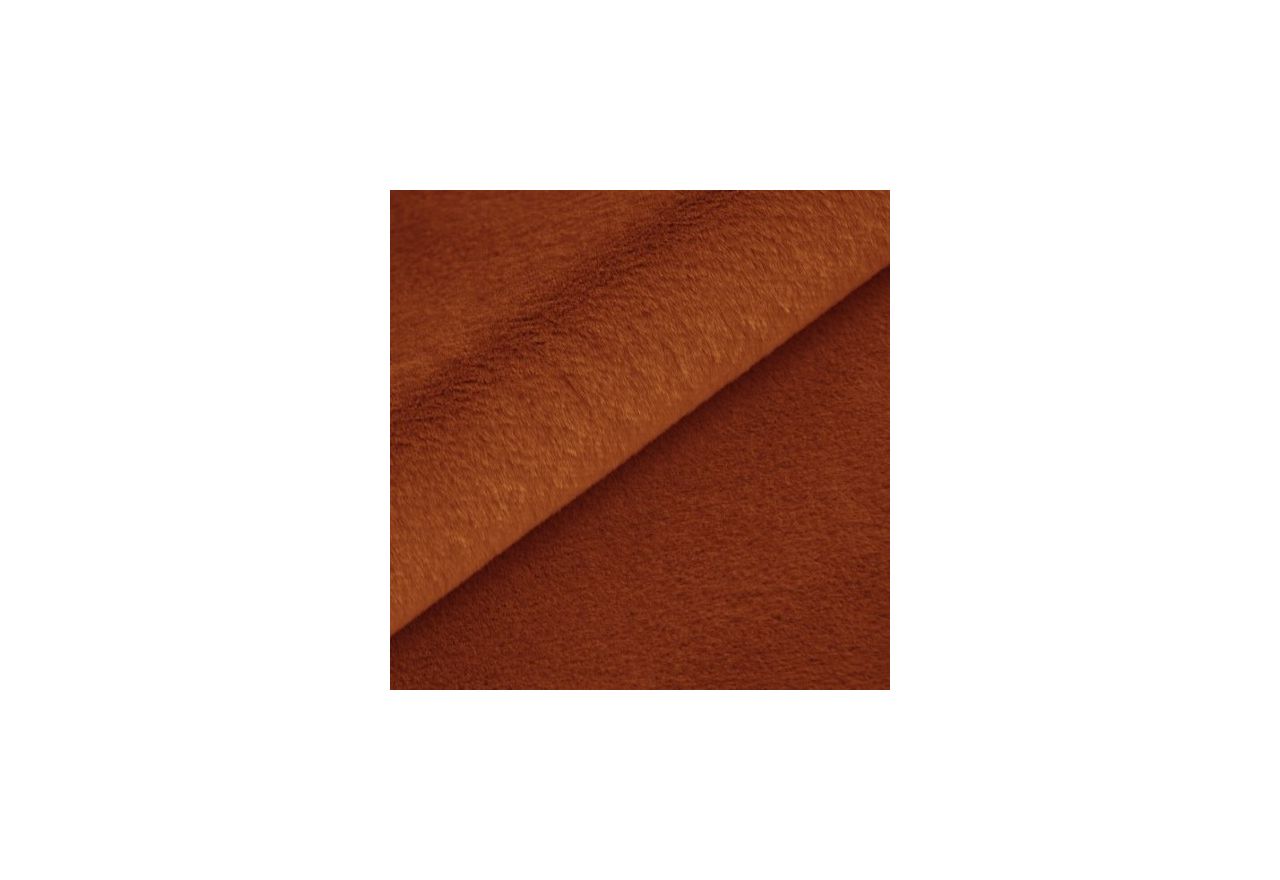Łóżko tapicerowane NIRA CLASSIC 160x200 - materac multipocket - pomarańczowy, plusz