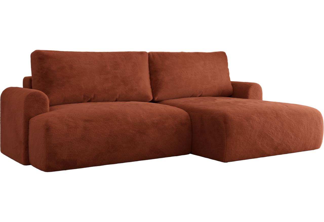 Narożnik TONO L - Lapit 44 - pomarańczowy - OUTLET