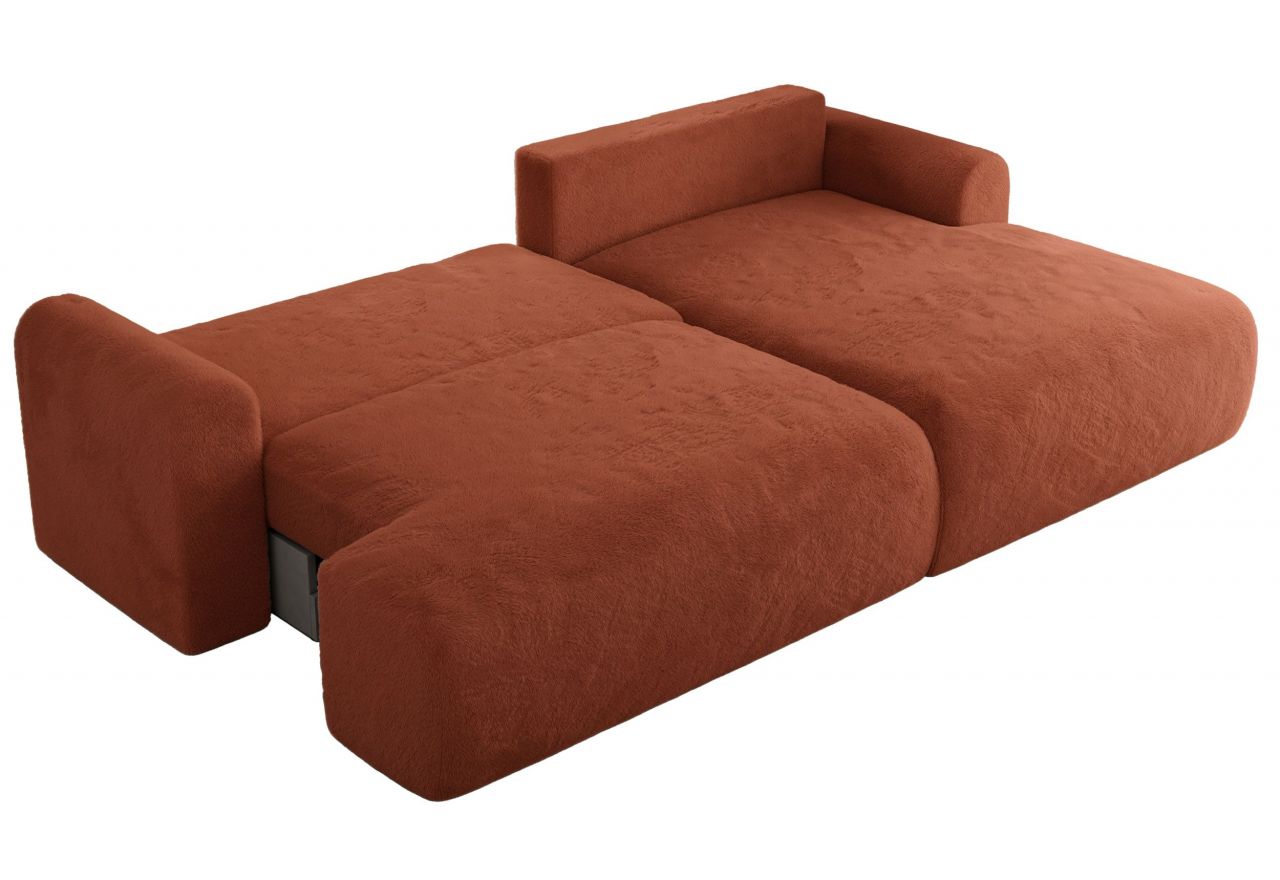 Narożnik TONO L - Lapit 44 - pomarańczowy - OUTLET