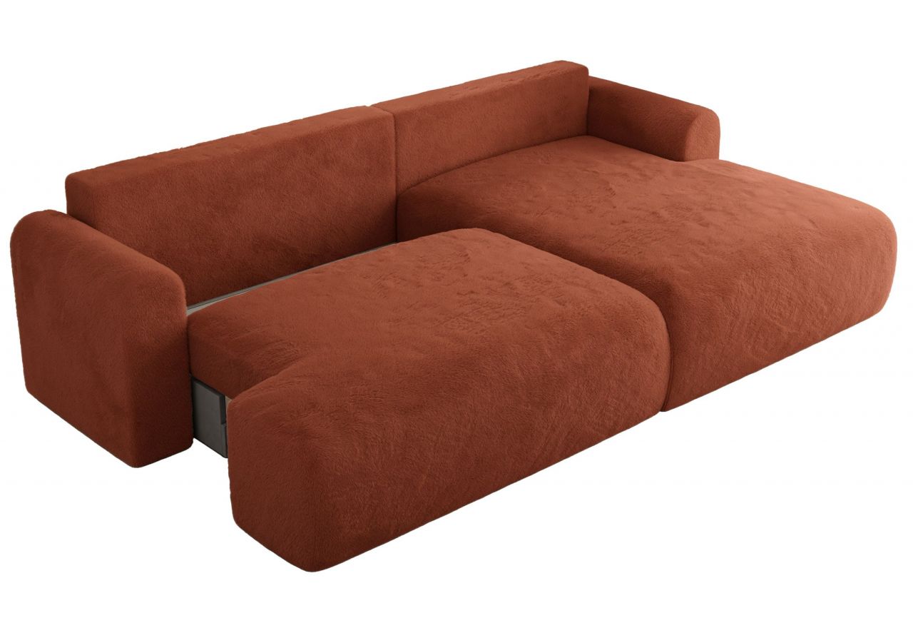 Narożnik TONO L - Lapit 44 - pomarańczowy - OUTLET