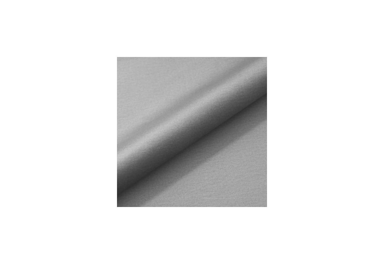 Łóżko kontynentalne NUBEA 200x200 - H4 - jasnoszary, welwet - Topper Visco