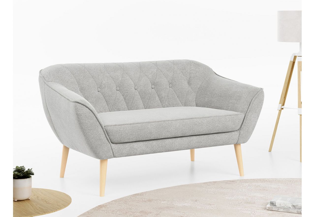 Sofa PIRS 2 - Matana 01 - jasny szary - OUTLET