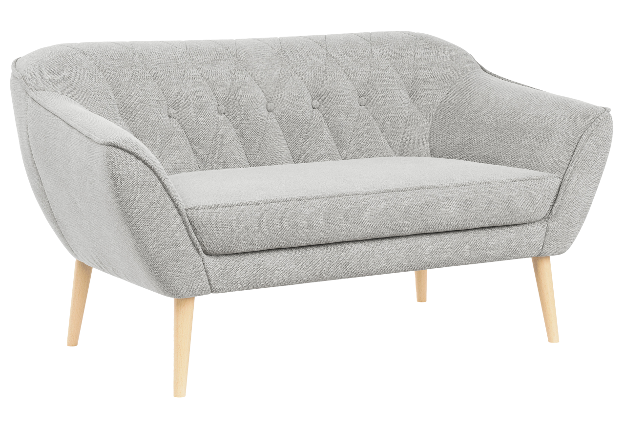 Sofa PIRS 2 - Matana 01 - jasny szary - OUTLET