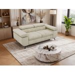 Sofa PETER 2 - kremowy, welwet