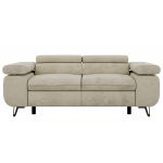 Sofa PETER 2 - kremowy, welwet
